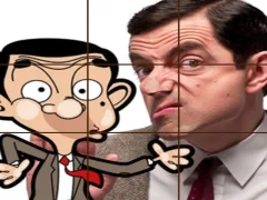 Žaidimas Mr Bean Tile Puzzle internete