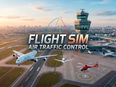 Žaidimas Flight Sim Air Traffic control internete