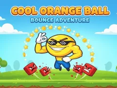 Žaidimas Cool Orange Ball: Bounce Adventure internete