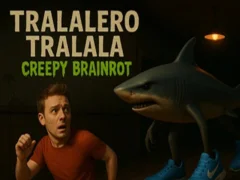 Žaidimas Tralalero Tralala Creepy Brainrot internete