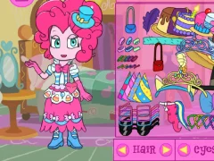 Žaidimas My little pony Equestria Girls Pinkie Pie Dress Up internete