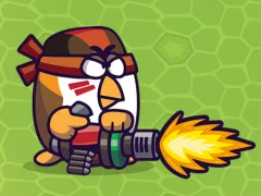 Žaidimas Chicken Wars Merge Guns internete