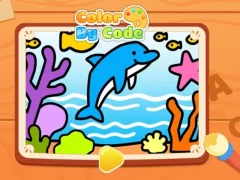 Žaidimas Color By Code: Dolphin internete
