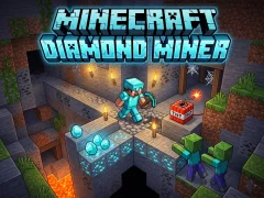 Žaidimas Minecraft Diamond Miner internete