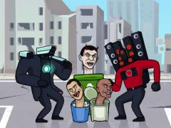Žaidimas Skibidi Toilet Evolution Mod internete