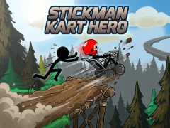 Žaidimas Stickman Kart Hero internete