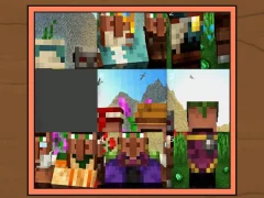 Žaidimas Puzzle Minecraft internete