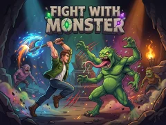 Žaidimas Fight With Monster internete