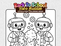 Žaidimas Back to School: Robot Coloring Book internete