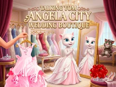 Žaidimas Talking Tom Angela City Wedding Boutique internete