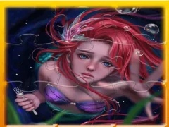 Žaidimas Mermaid Ariel Princess Jigsaw Puzzle internete