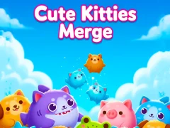 Žaidimas Cute Kitties Merge internete