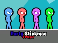 Žaidimas Party Stickman 4 Player internete