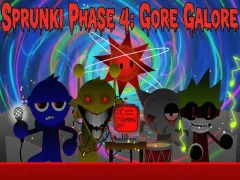 Žaidimas Sprunki Phase 4: Gore Galore internete