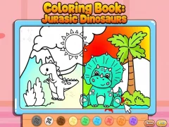 Žaidimas Coloring Book: Jurassic Dinosaurs internete