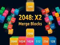Žaidimas 2048 X2 Merge Blocks internete