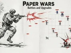 Žaidimas Paper Wars: Battles and Upgrades internete