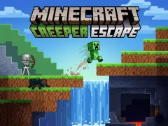 Žaidimas Minecraft Creeper Escape internete
