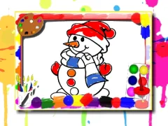 Žaidimas Winter Coloring Book internete