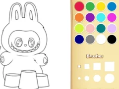 Žaidimas Easy Labubu Coloring Book internete