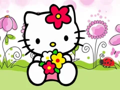 Žaidimas Hello Kitty Jigsaw internete