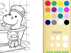 Žaidimas Cozy Friends Coloring Book for Kids internete