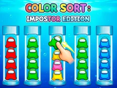 Žaidimas Color Sort: Impostor Edition internete