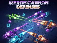 Žaidimas Merge Cannon Defenses internete