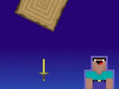 Žaidimas Noob vs Pro But Knife Hit Minecraft internete