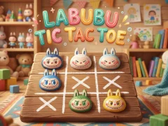 Žaidimas Labubu Tic Tac Toe internete