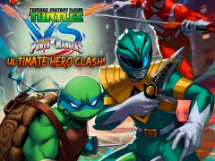 Žaidimas Teenage Mutant Ninja Turtles VS Power Rangers: Ultimate Hero Clash internete