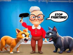 Žaidimas Cat and Granny internete