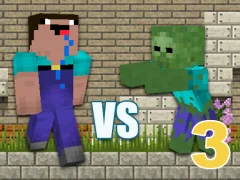 Žaidimas Noob vs Zombies 3 internete