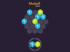 Žaidimas Make 5 Hexa internete