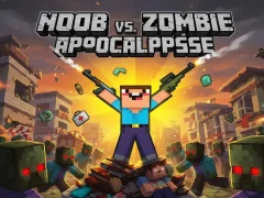 Žaidimas Noob vs Zombie Apocalypse internete