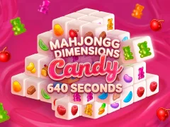 Žaidimas Mahjongg Dimensions Candy 640 seconds internete