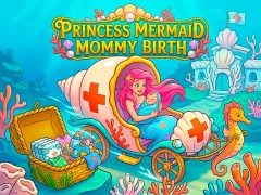 Žaidimas Princess Mermaid Mommy Birth internete
