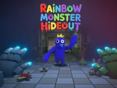 Žaidimas Rainbow Monster Hideout 3D internete