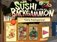 Žaidimas Sushi Backgammon internete
