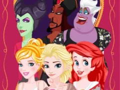 Žaidimas Princess vs Villain Face Swap internete