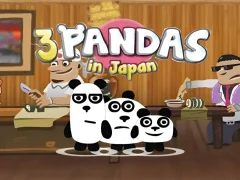 Žaidimas 3 Pandas In Japan HTML5 internete