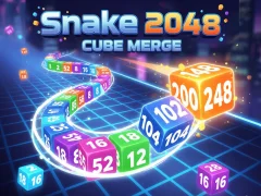 Žaidimas Snake 2048: Cube Merge internete