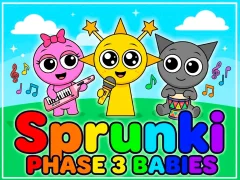 Žaidimas Sprunki baby PHASE 3 internete