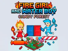 Žaidimas Fire Girl and Water Boy Candy Forest internete
