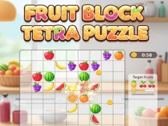 Žaidimas Fruit Block Tetra Puzzle internete