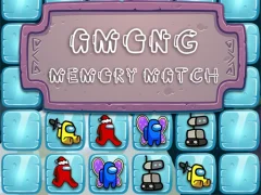 Žaidimas Among Memory Match internete