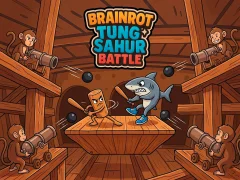 Žaidimas Brainrot Tung Sahur Battle internete