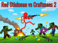 Žaidimas Red Stickman Vs Craftmans 2 internete