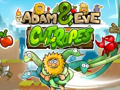 Žaidimas Adam and Eve: Сut the ropes internete