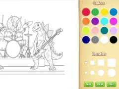 Žaidimas Dinosaur Coloring Book For Kids internete